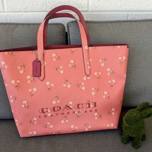 Coach Floral Print Highline Tote